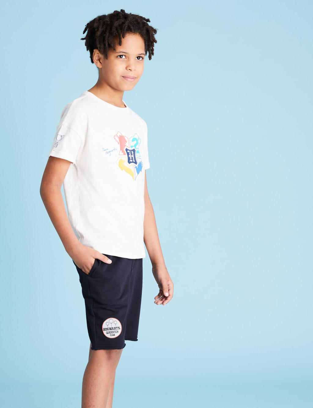 Harry Potter™ Cotton Jersey Shorts (6-16 Yrs) 4 of 8