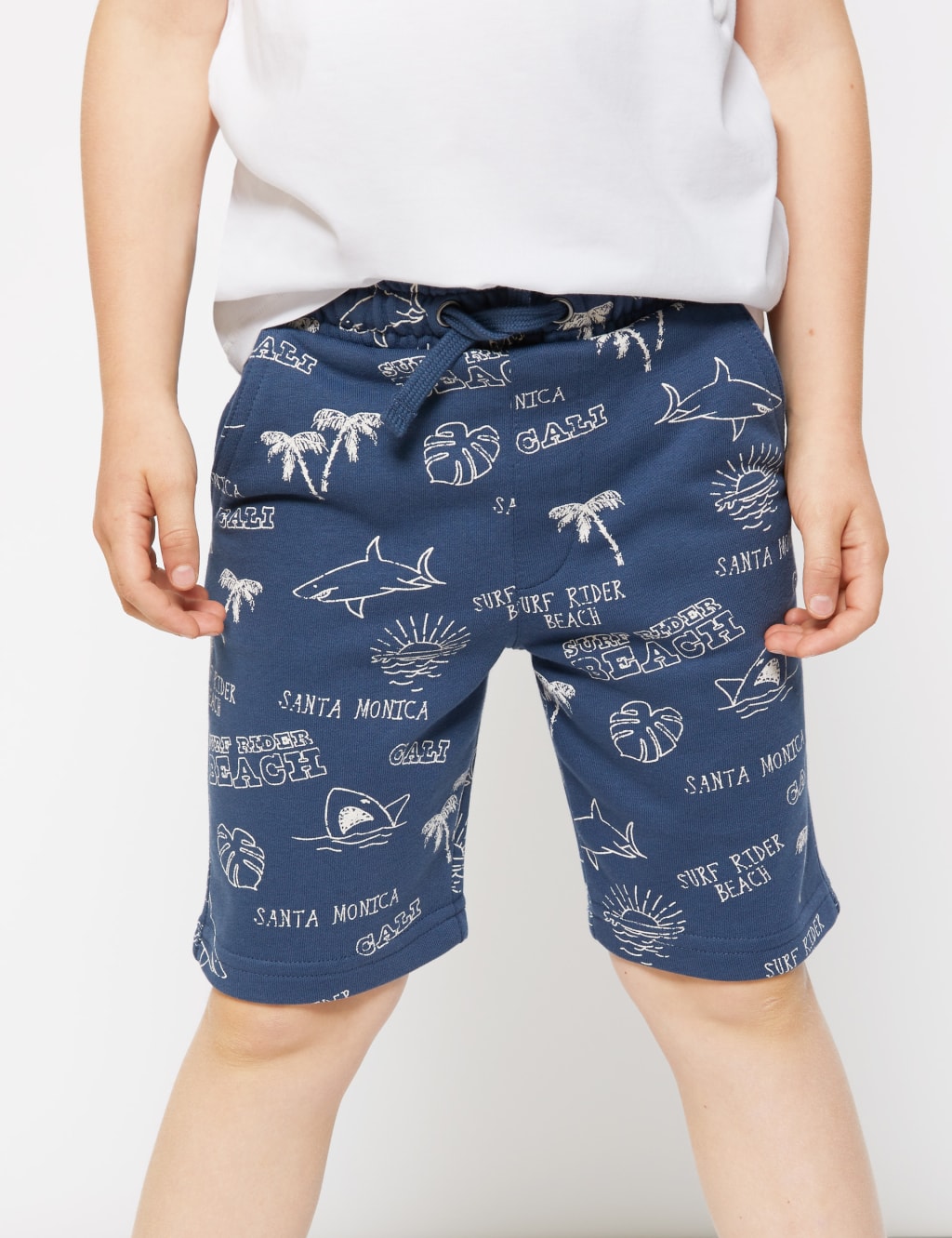 Cotton Beach Print Shorts (6-16 Yrs) 3 of 4