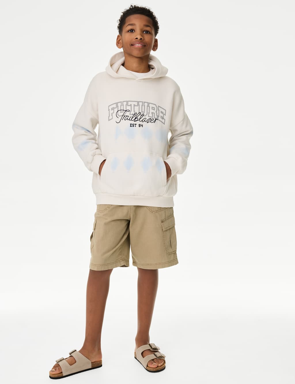 Pure Cotton Cargo Shorts (6-16 Yrs) 3 of 5