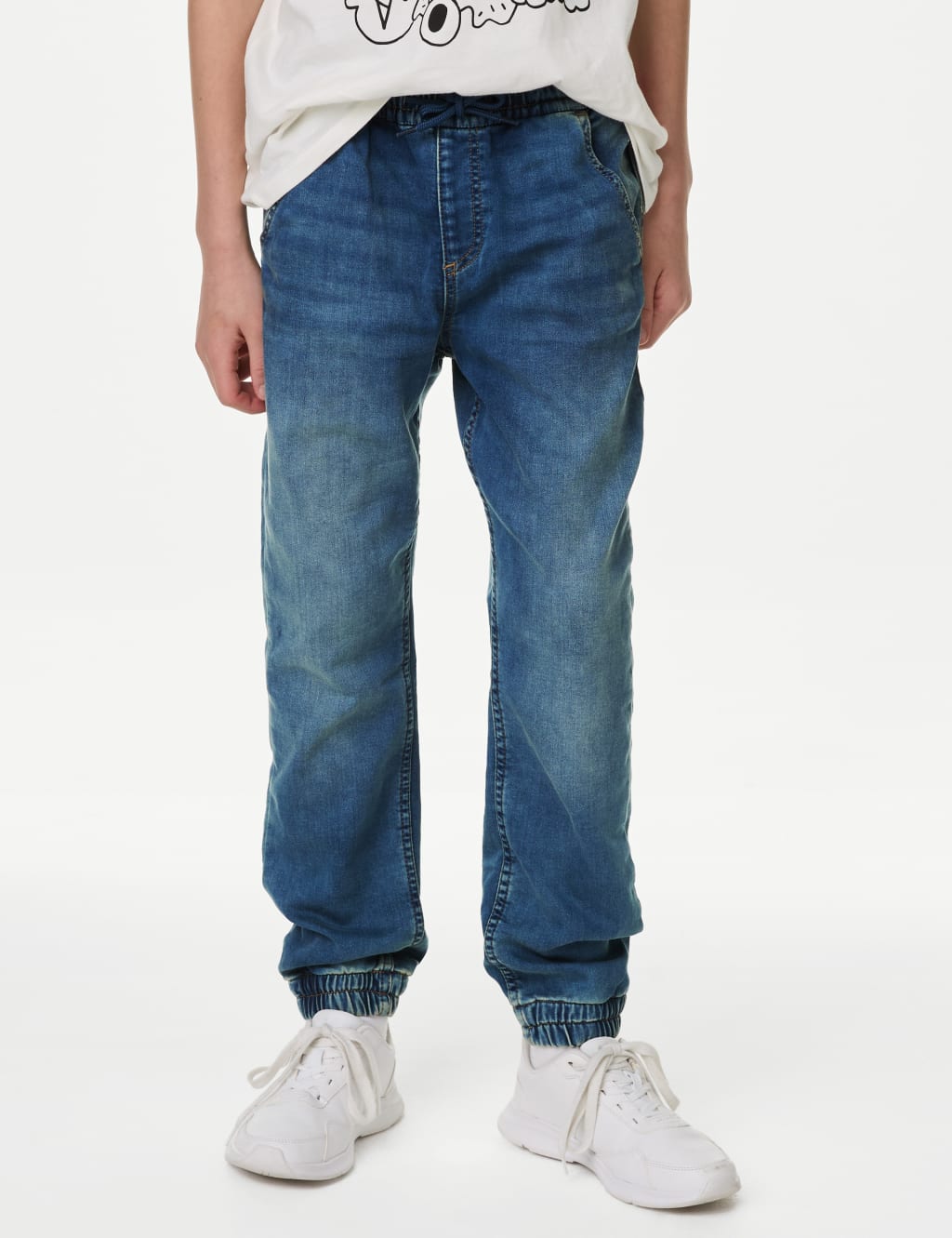 Denim Jogger Jeans 6 16 Yrs M S Collection M S