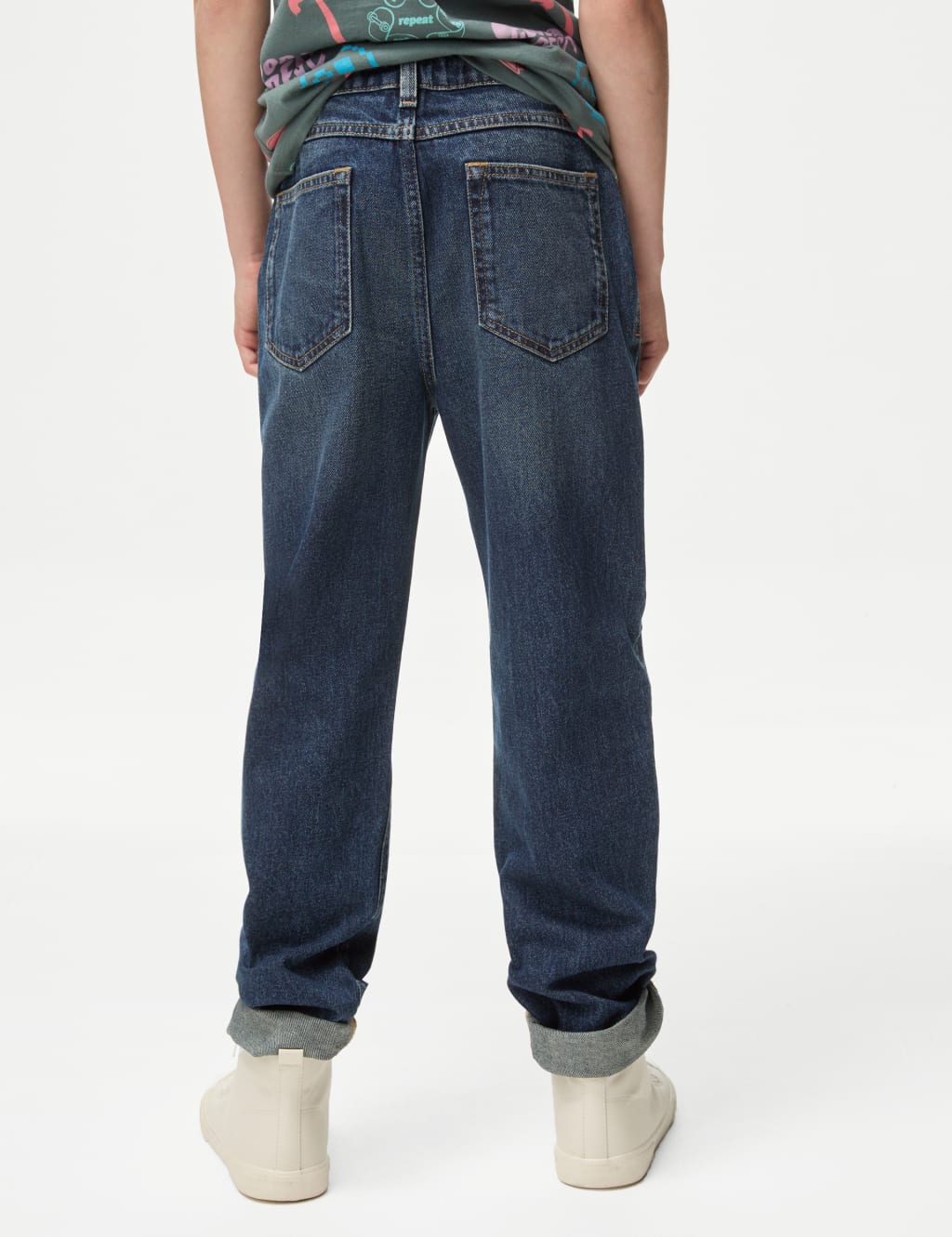 Pure Cotton Relaxed Fit Jeans (6-16 Yrs) 5 of 5