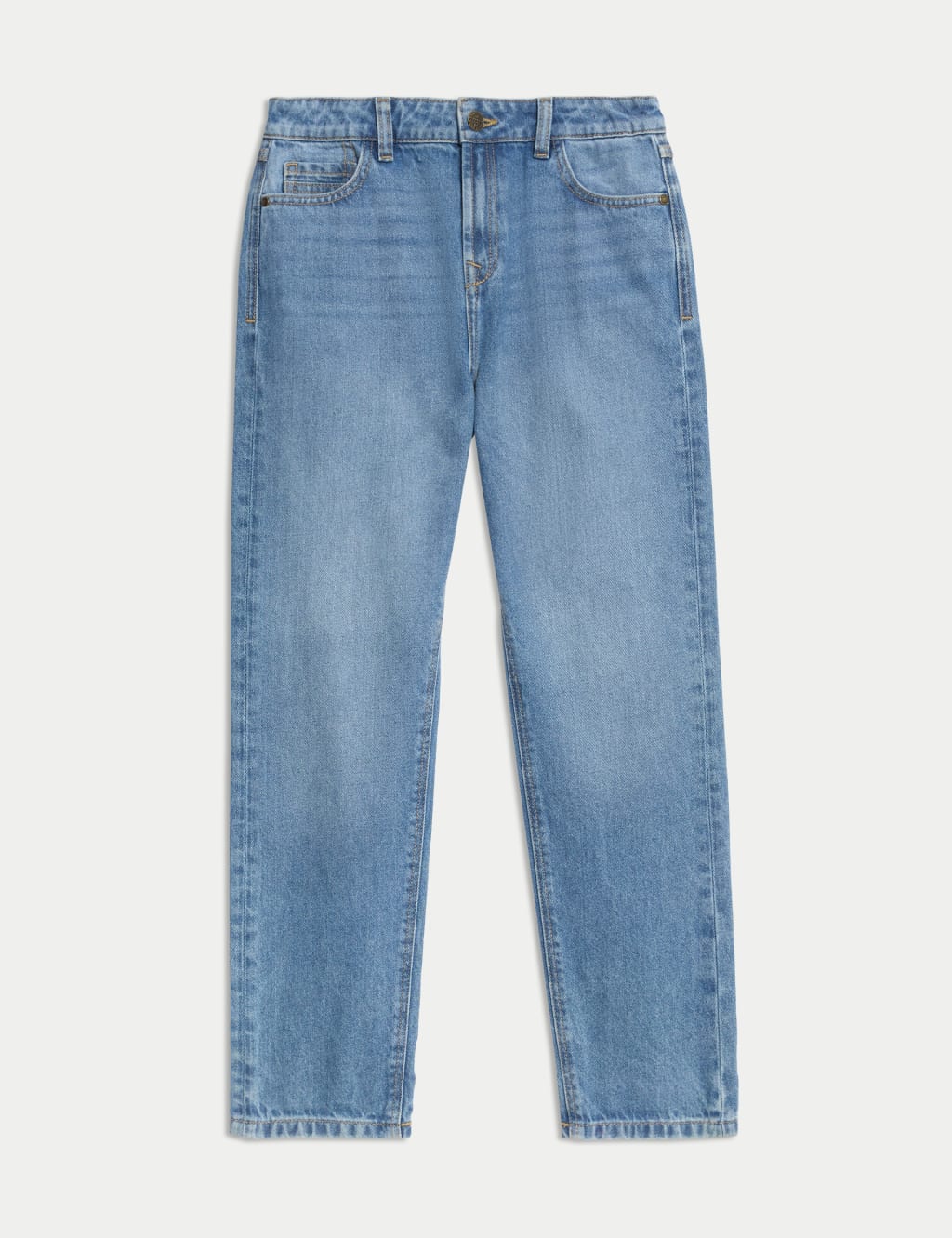 Pure Cotton Relaxed Fit Jeans (6-16 Yrs) 2 of 5