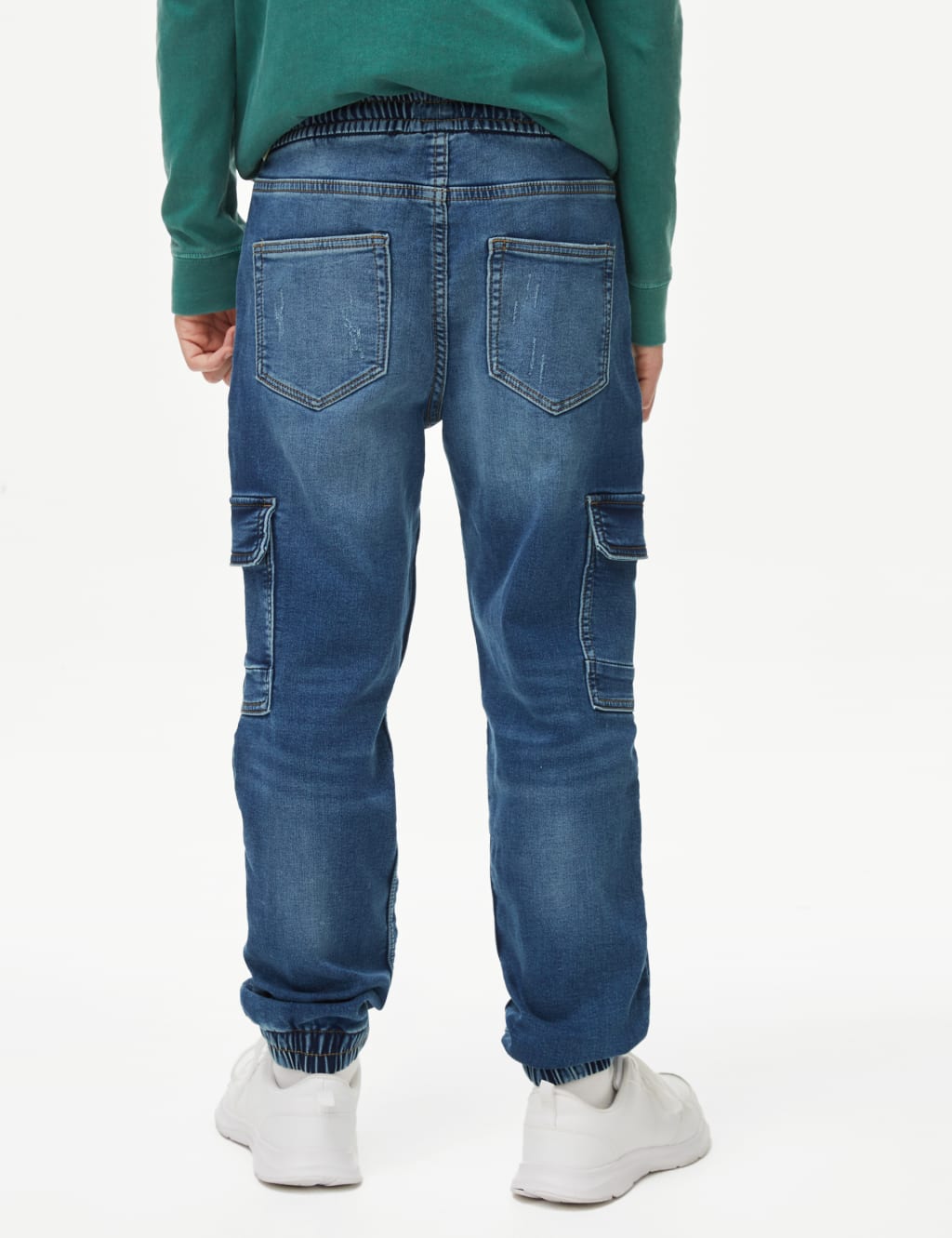 Denim Cargo Joggers 6 16 Yrs