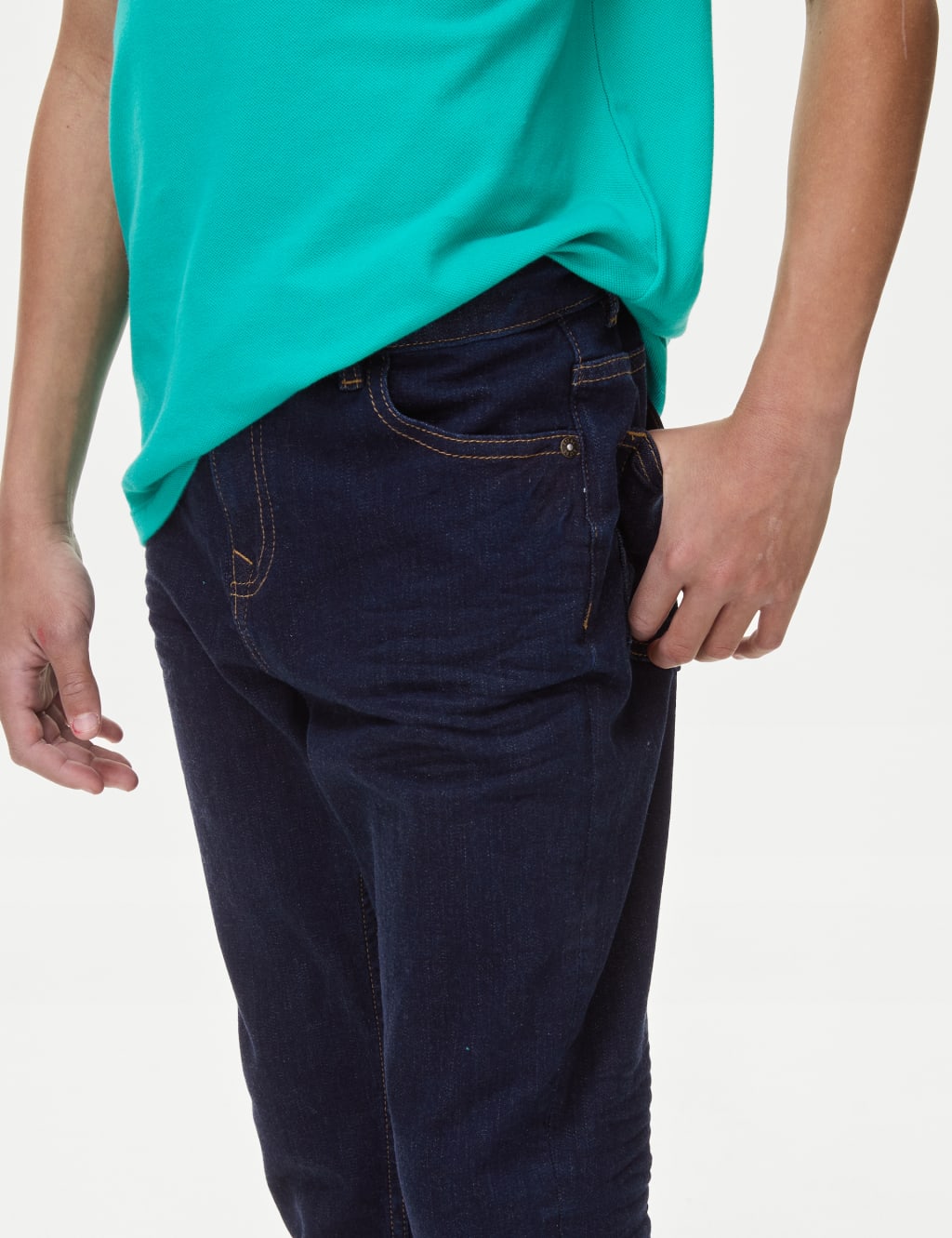 The Jones Straight Fit Cotton with Stretch Jeans (6-16 Yrs) 3 of 6