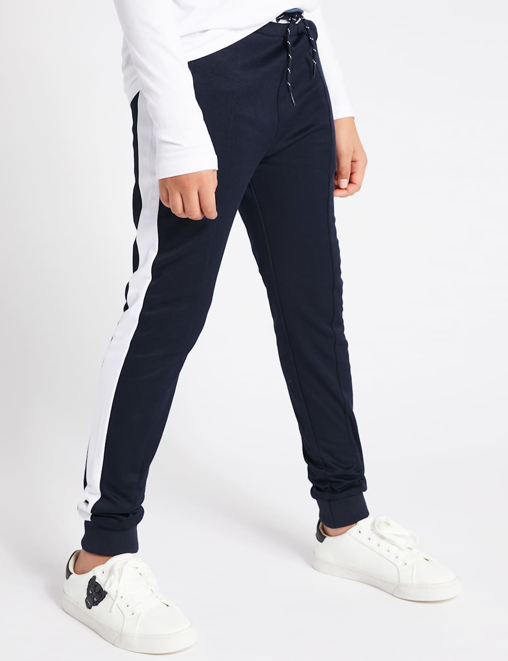 Cotton Rich Tricot Joggers (3-16 Years) 3 of 4
