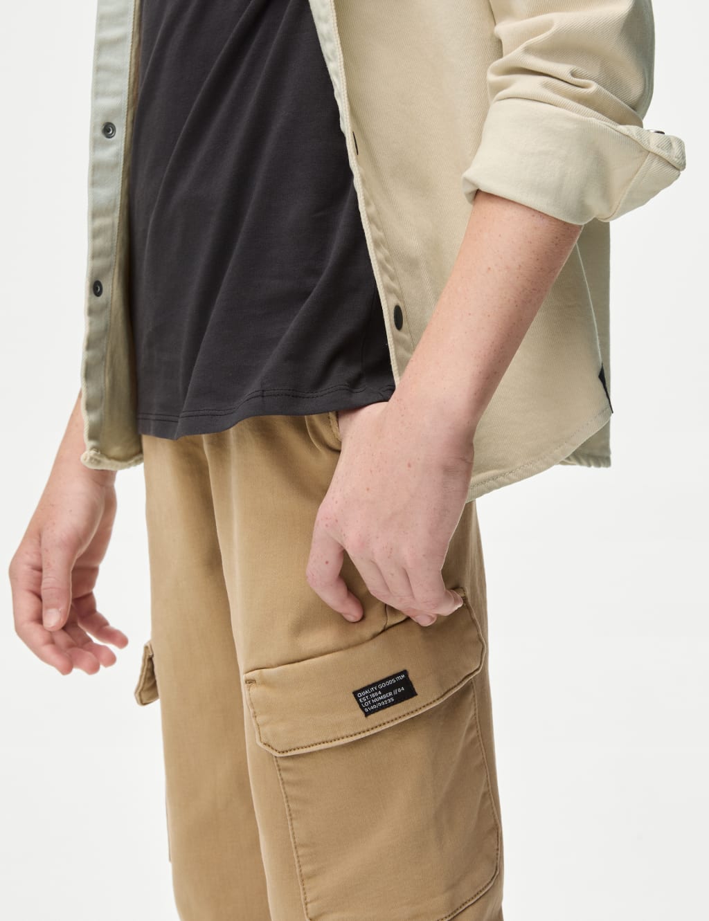Cotton Rich Cargo Trousers (6-16 Yrs) 3 of 5
