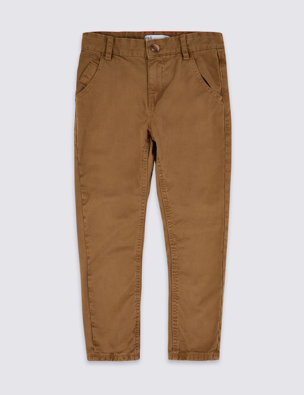 Pure Cotton Chinos (6-16 Yrs) 2 of 6
