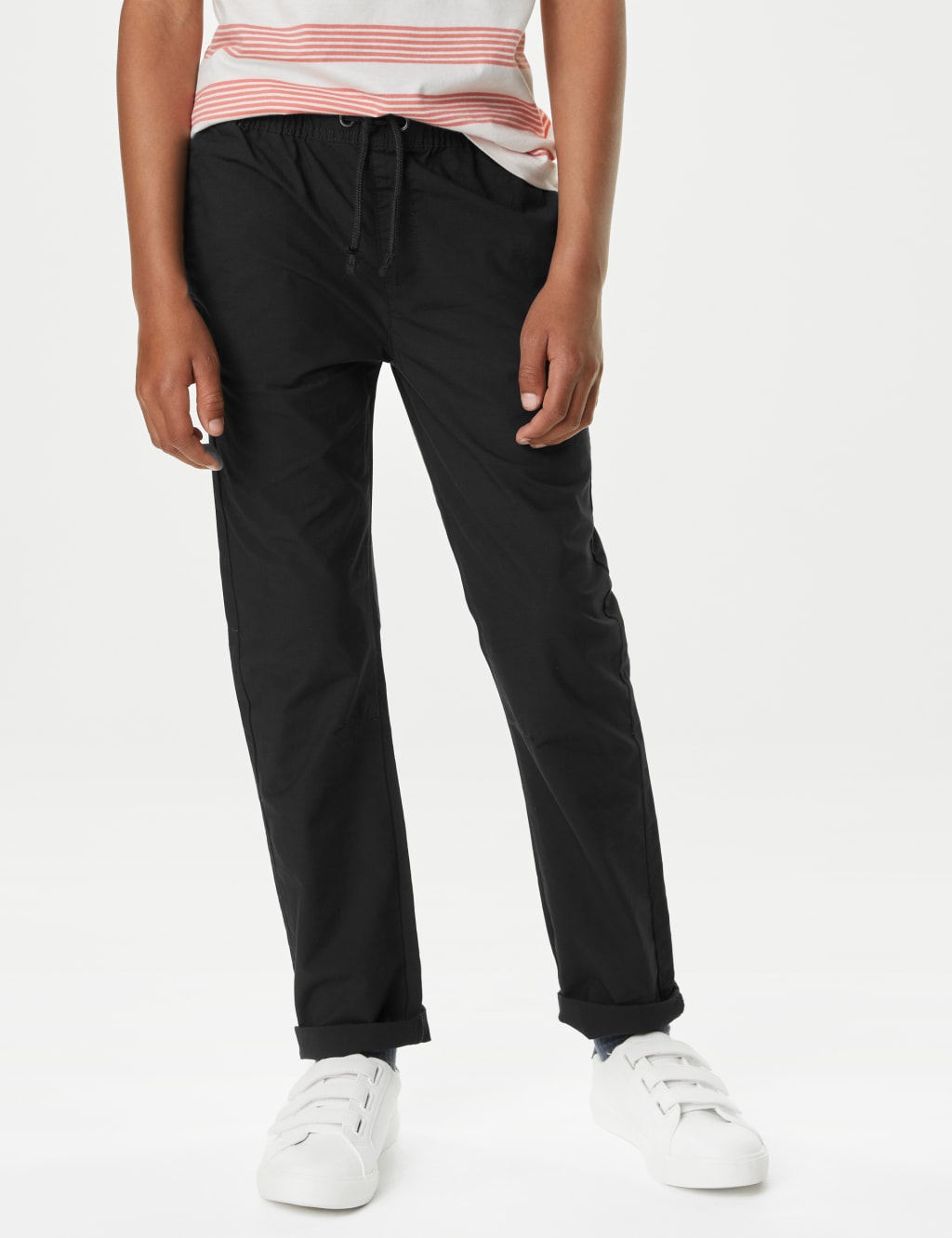 2pk Pure Cotton Ripstop Trousers (6-16 Yrs) 4 of 5