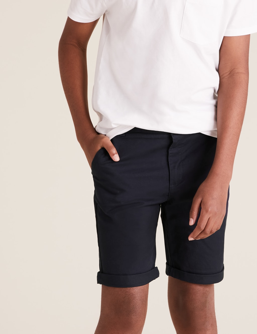 Cotton Chino Shorts (6-14 Yrs) 3 of 5