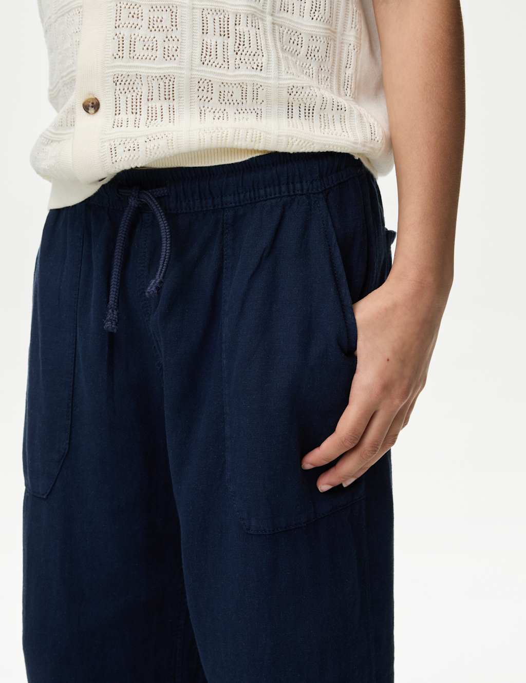 Linen Rich Trousers (6-16 Yrs) 3 of 5