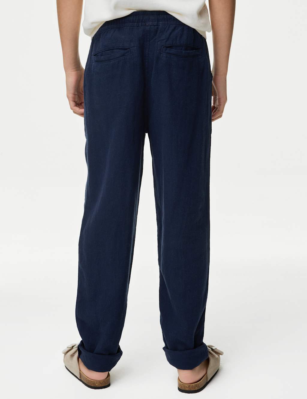 Linen Rich Trousers (6-16 Yrs) 5 of 5