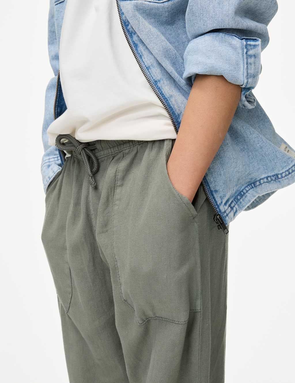 Linen Rich Trousers (6-16 Yrs) 3 of 5