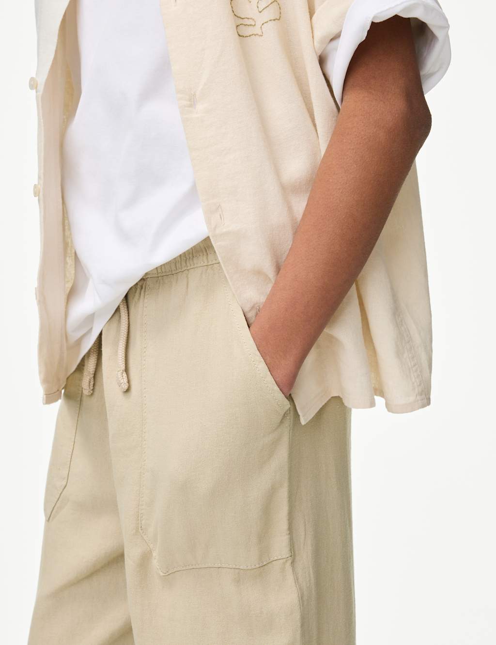 Linen Rich Trousers (6-16 Yrs) 3 of 5