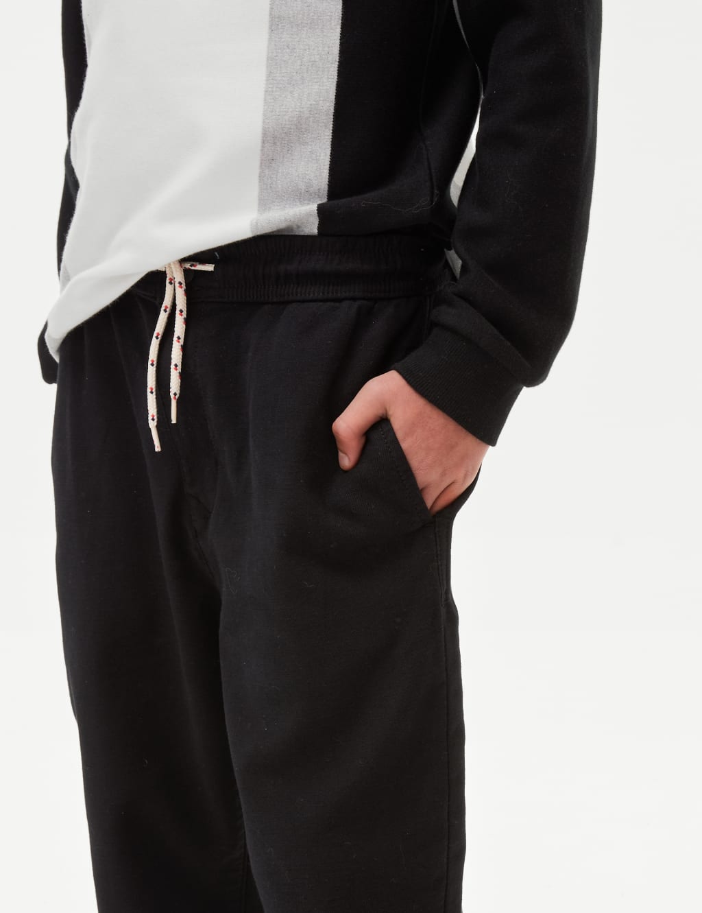 Relaxed Cotton Rich Elasticated Waist Chinos (6-16 Yrs) 3 of 5