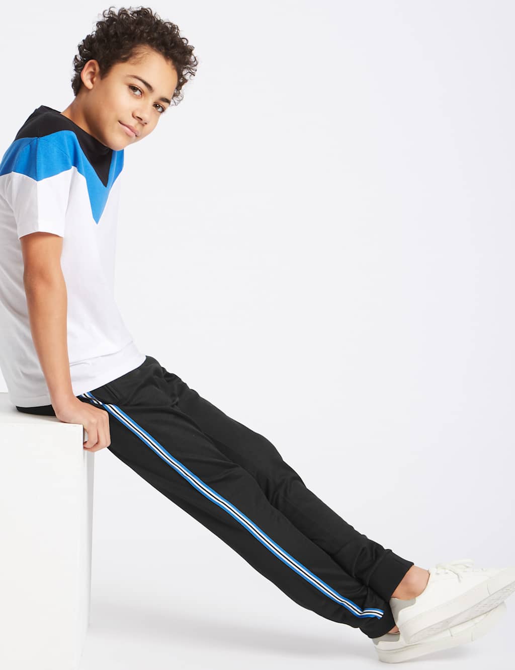 Cotton Rich Joggers (3-16 Years) 1 of 6