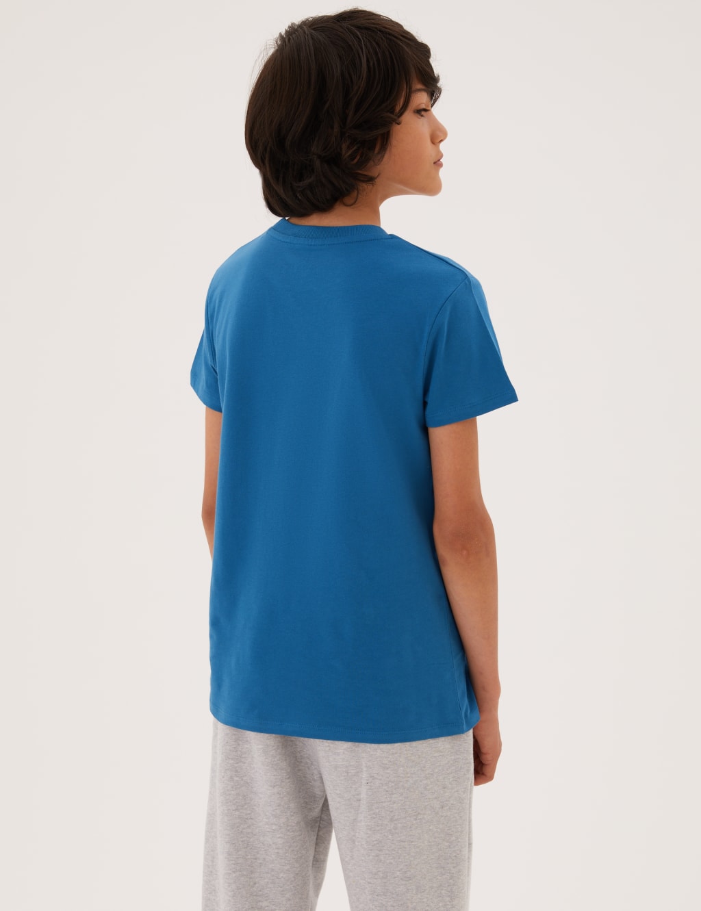 Pure Cotton Press Pause Slogan T-Shirt (6-16 Yrs) 4 of 4