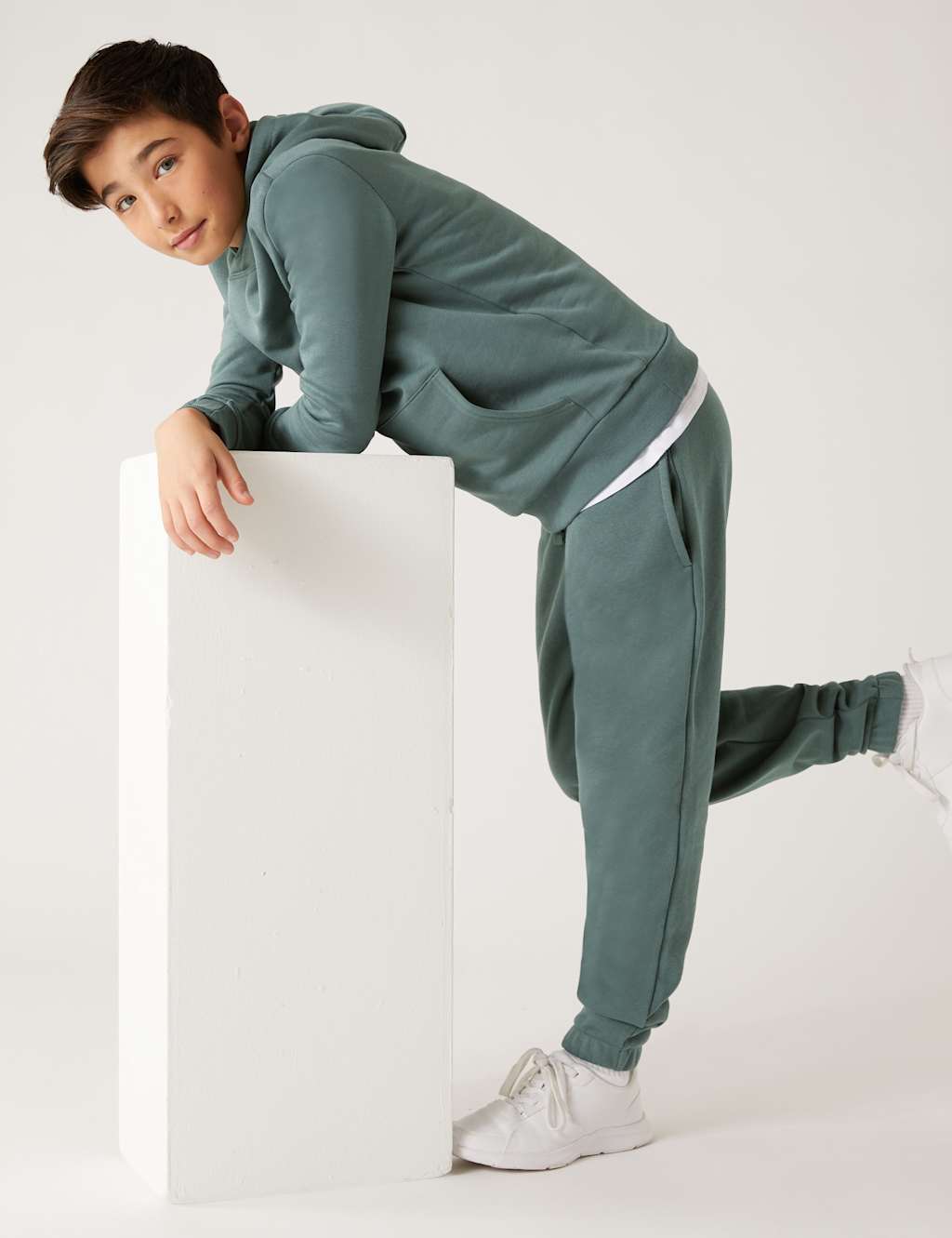 Cotton Rich Plain Hoodie (6-16 Yrs) 3 of 4