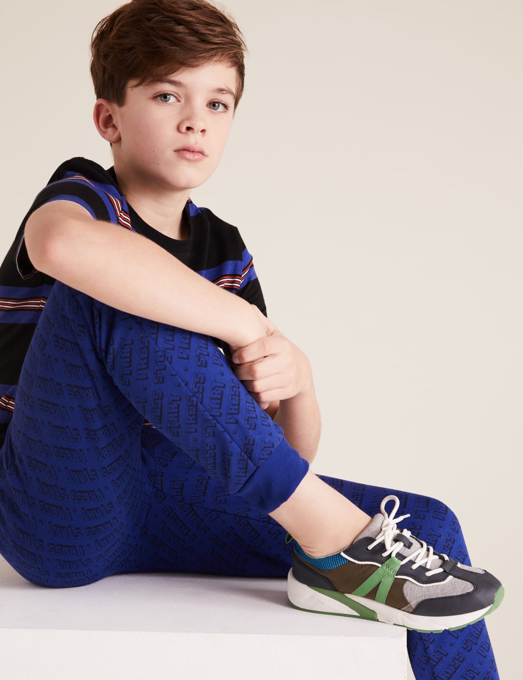 Organic Cotton Press Start Joggers (6-14 Yrs) 1 of 5