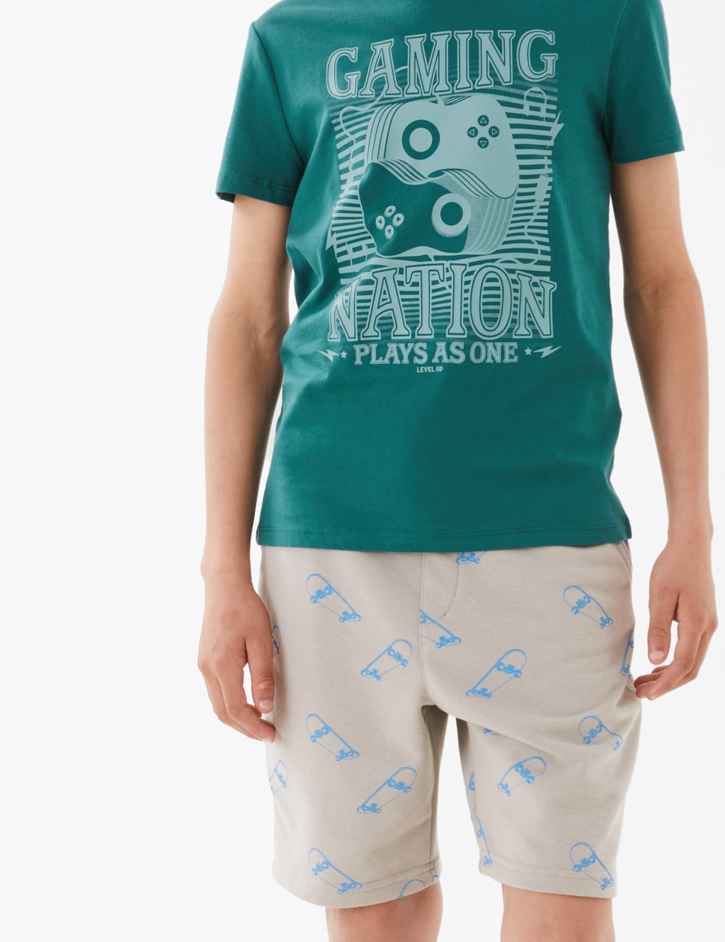 Pure Cotton Gaming Nation Slogan T-Shirt (6-16 Yrs) 3 of 4