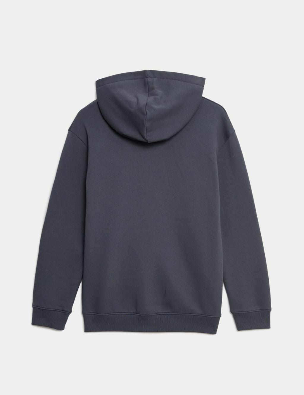 Cotton Rich Plain Zip Hoodie (6-16 Yrs) 3 of 3