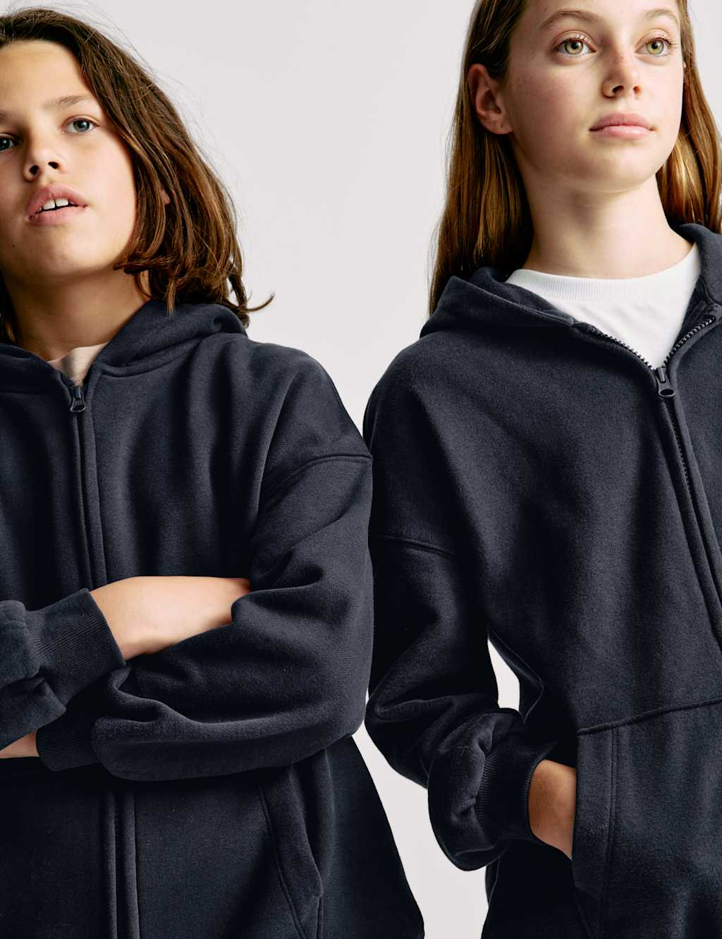 Cotton Rich Plain Hoodie (6-16 Yrs) 3 of 7
