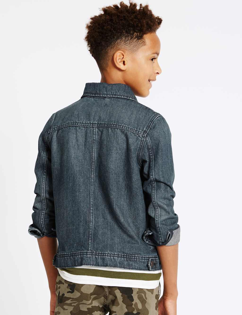 Pure Cotton Denim Jacket (3-14 Years) 3 of 5