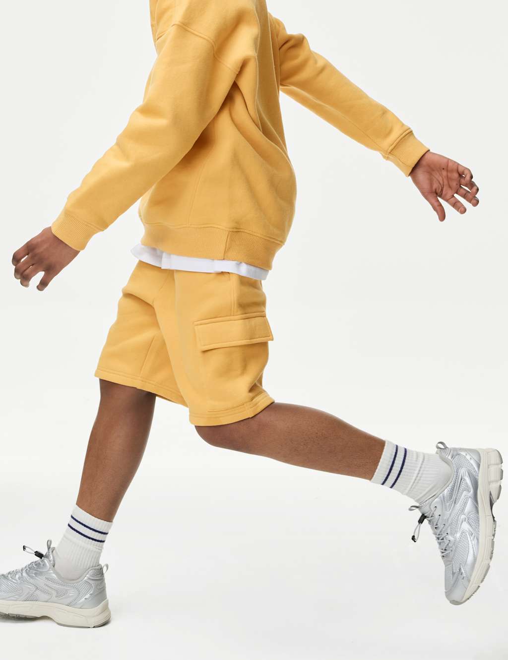 2pc Cotton Rich Sweatshirt and Shorts Set (2-16 Yrs) 3 of 5