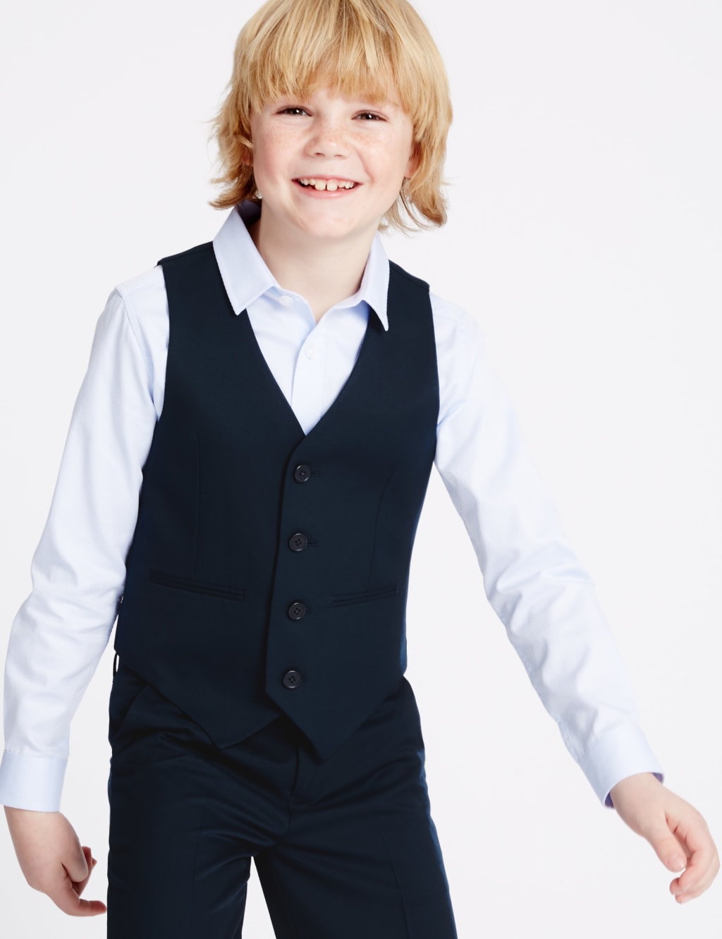 4 Button Waistcoat 3 14 Years M S