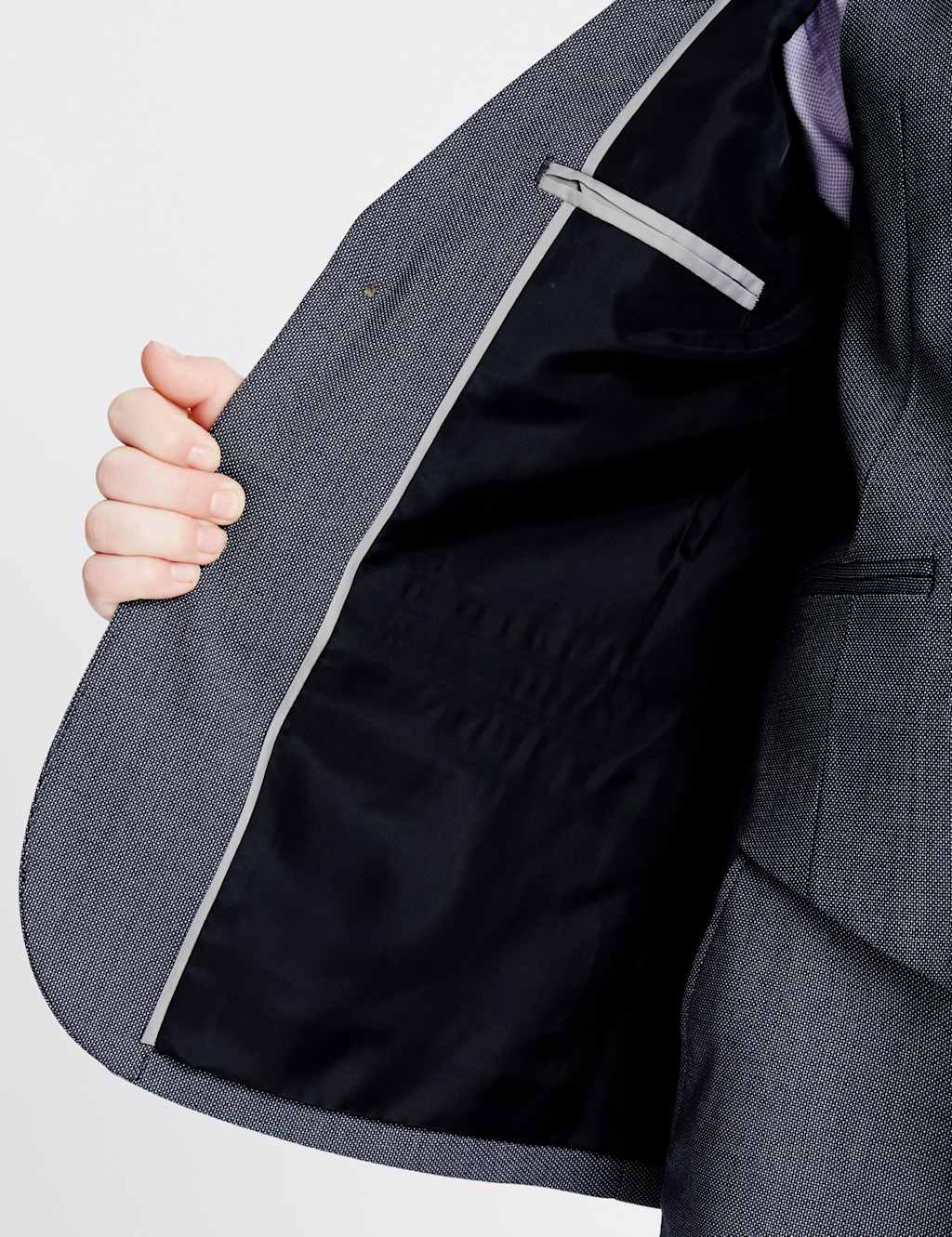Notch Lapel Textured Blazer (3-14 Years) 7 of 10