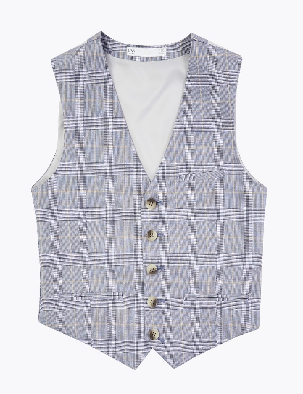 Checked Waistcoat (2-16 Yrs) 2 of 6