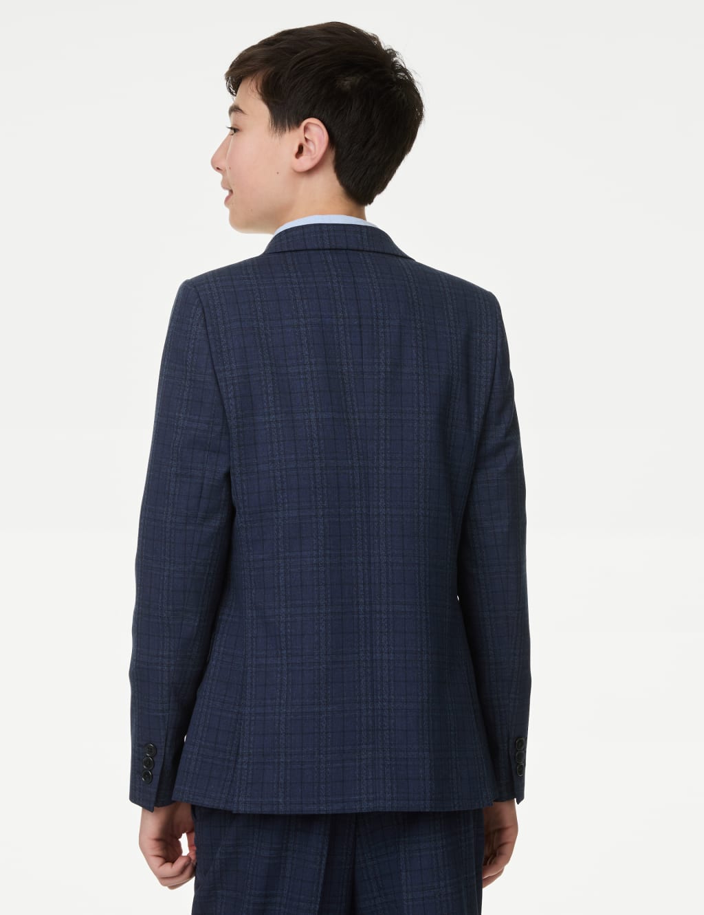 Mini Me Checked Suit Jacket 2 16 Yrs M S Collection M S