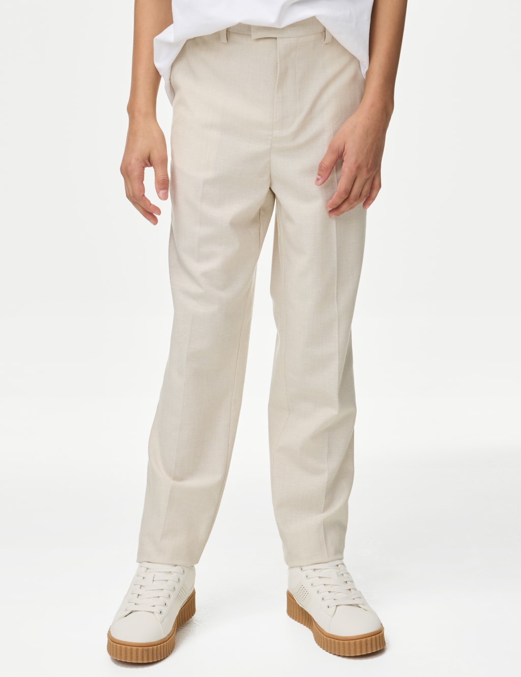 Suit Trousers with Linen (2-16 Yrs) 4 of 5