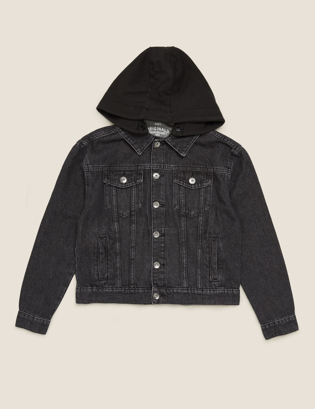 Denim Hooded Jacket (6-14 Yrs) | M&S