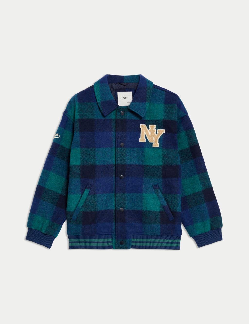 Checked bomber jacket mens shop