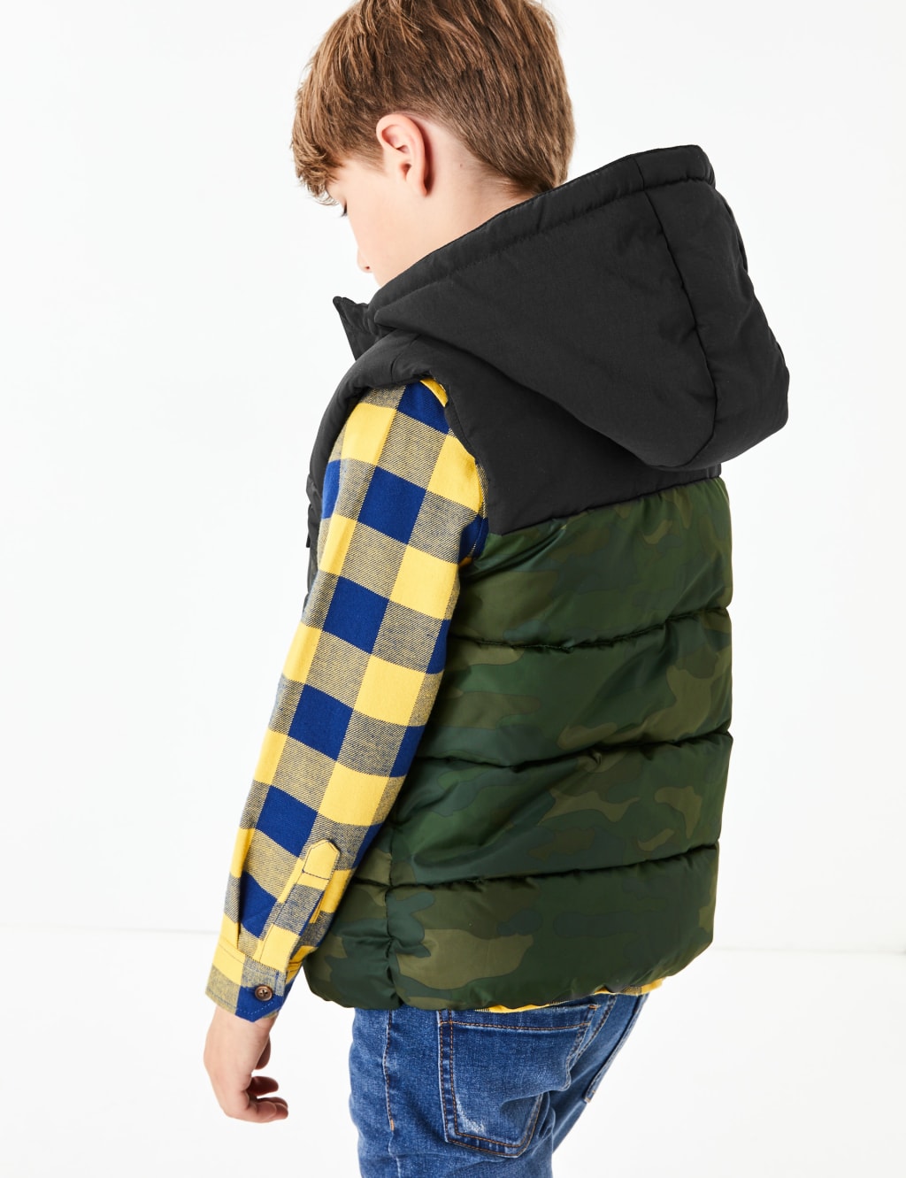 Marks and spencer boys gilet on sale