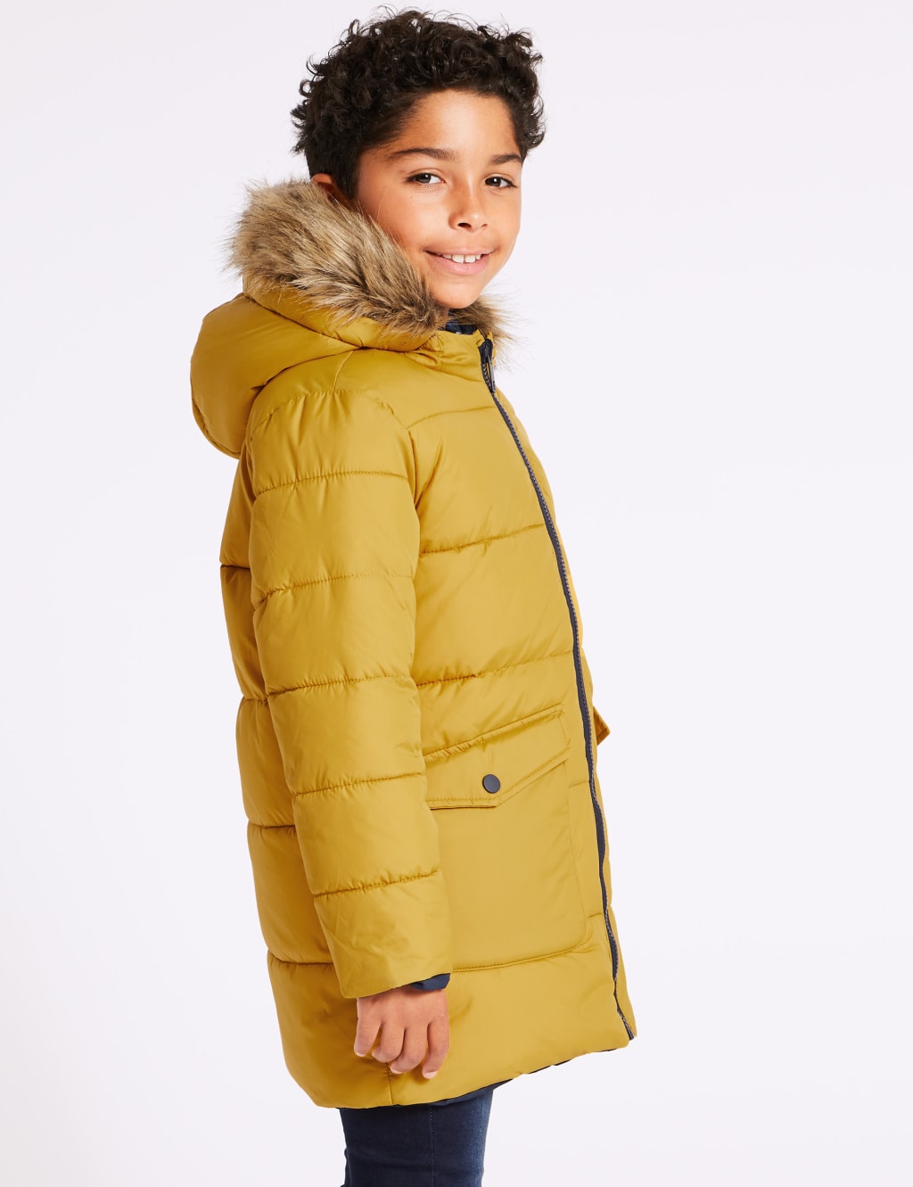 Faux Fur Reversible Parka 3 16 Years M S