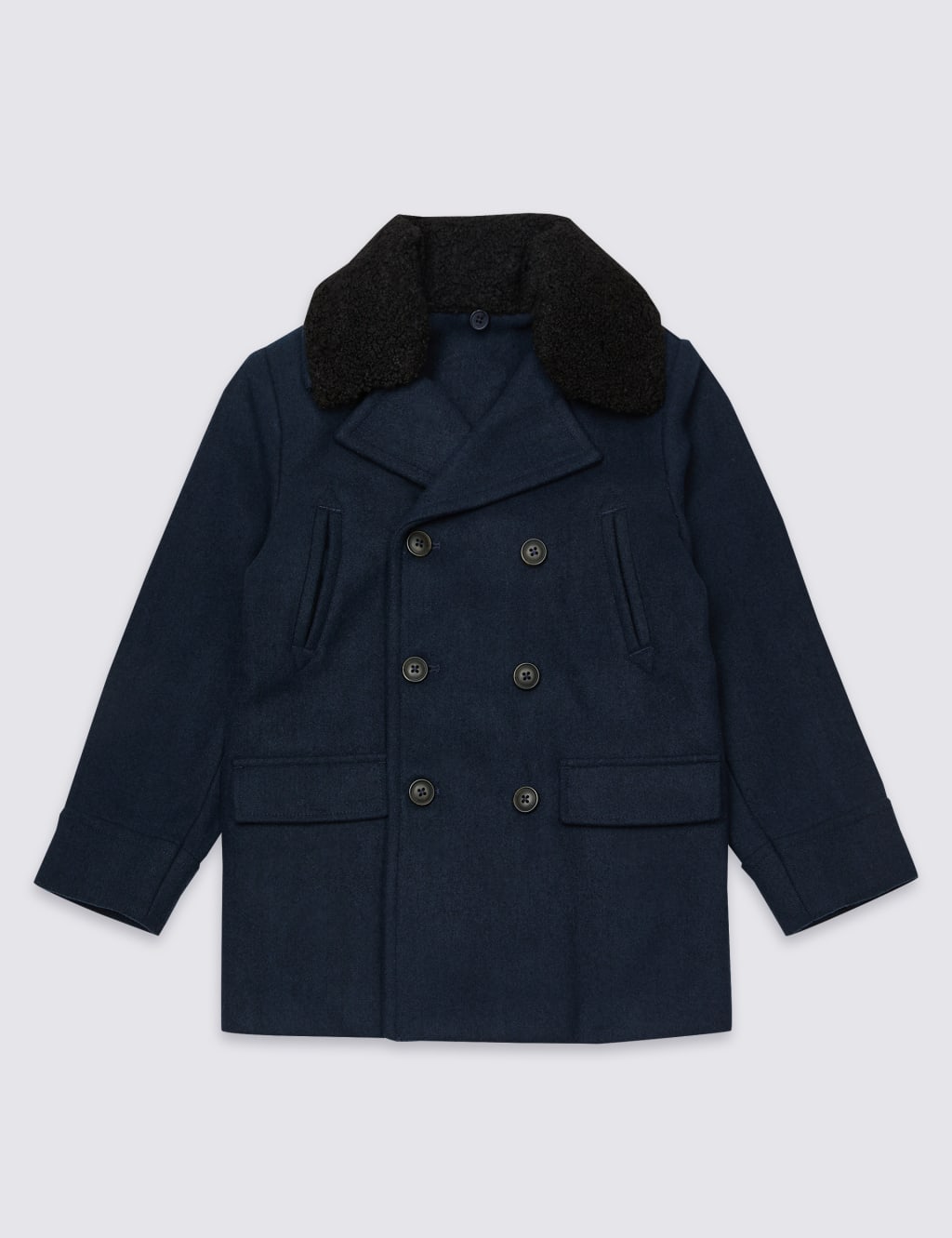 Pea Coat with Wool (3-16 Years) 2 of 5
