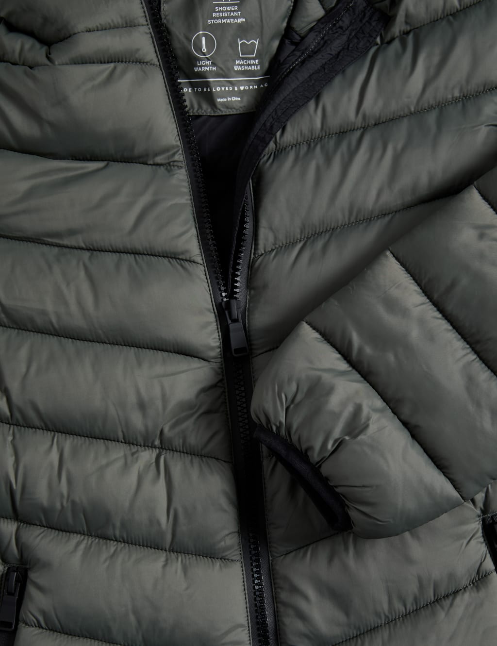 Stormwear™ Lightweight Hooded Padded Coat (6-16 Yrs) 2 of 2