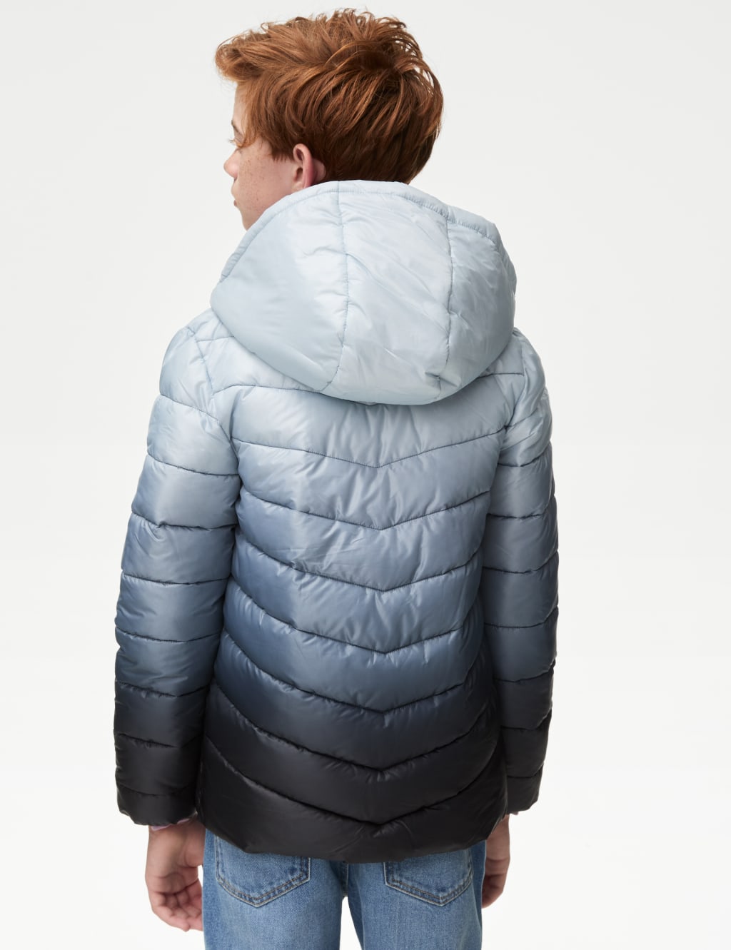 Light Weight Ombre Padded Coat 6 16 Yrs M S Collection M S