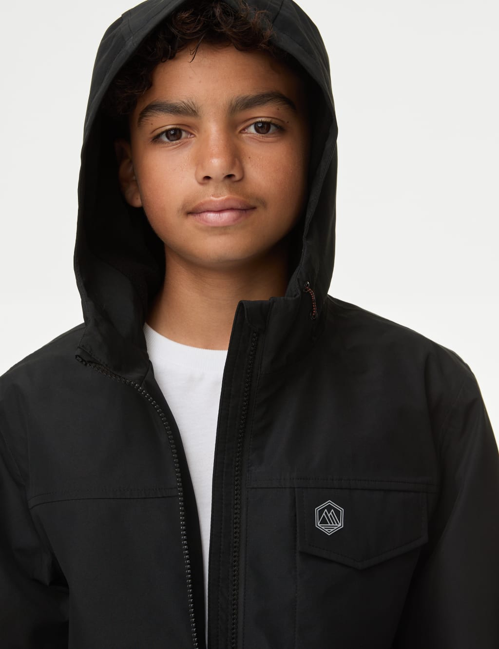 Lightweight Waterproof Hooded Jacket (6-16 Yrs) 4 of 8
