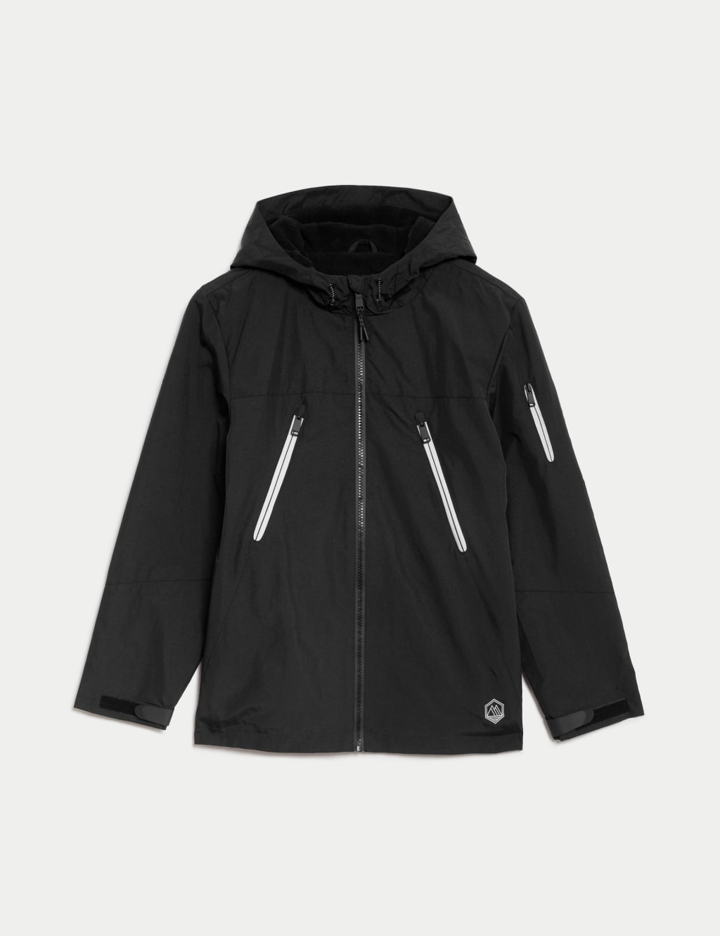 Coat with fleece lining store
