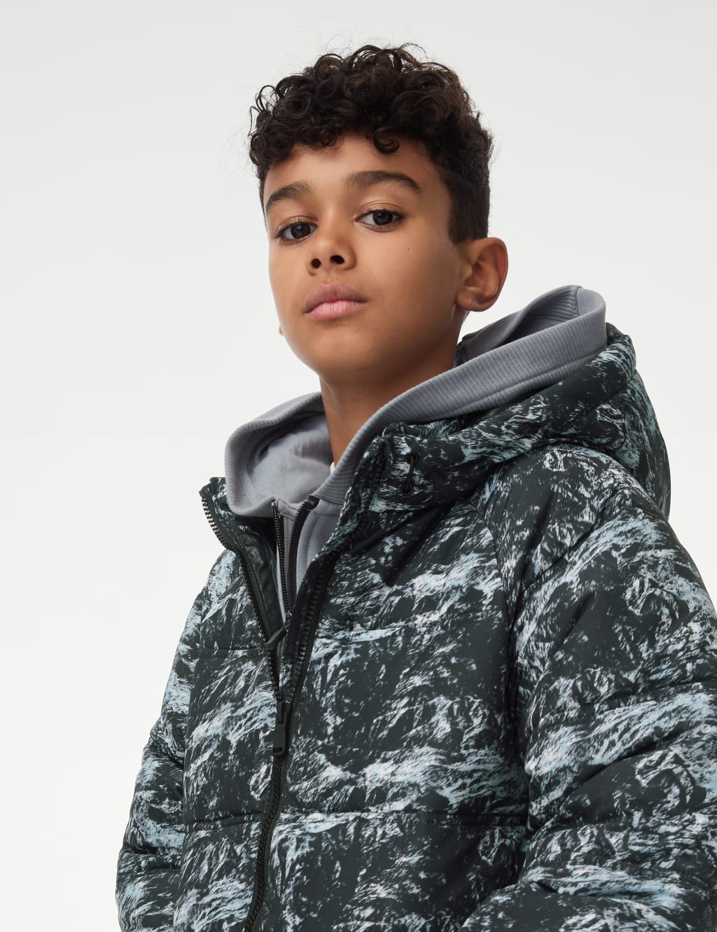 Digital Print Padded Coat 6 16 Yrs M S Collection M S