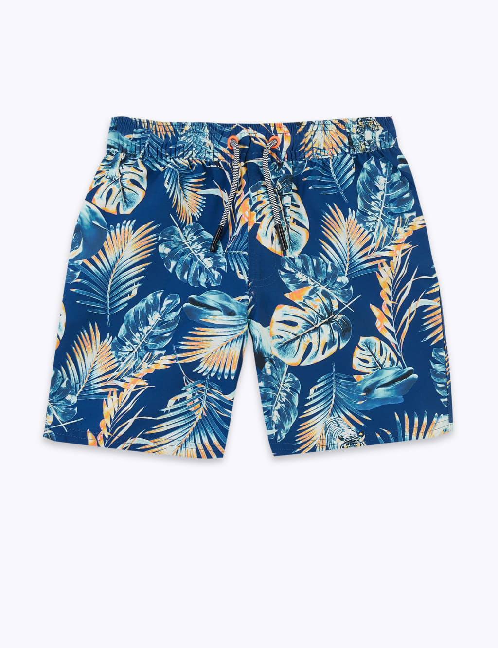 Tropical Print Swim Shorts (6-16 Years) 1 of 2