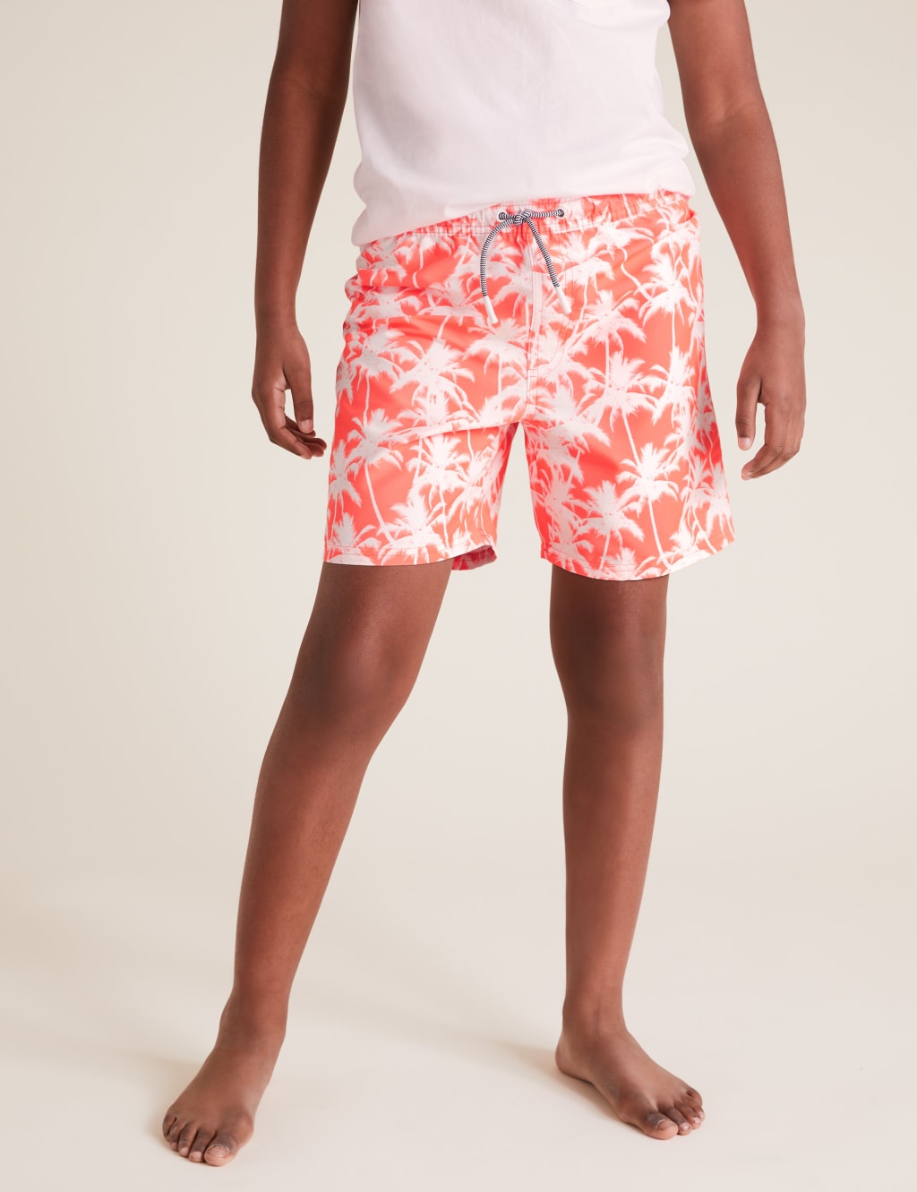 Palm Tree Print Swim Shorts (6-14 Yrs) 3 of 4