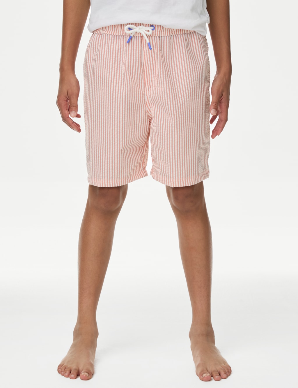 Cotton Blend Striped Swim Shorts (6-16 Yrs) 3 of 6