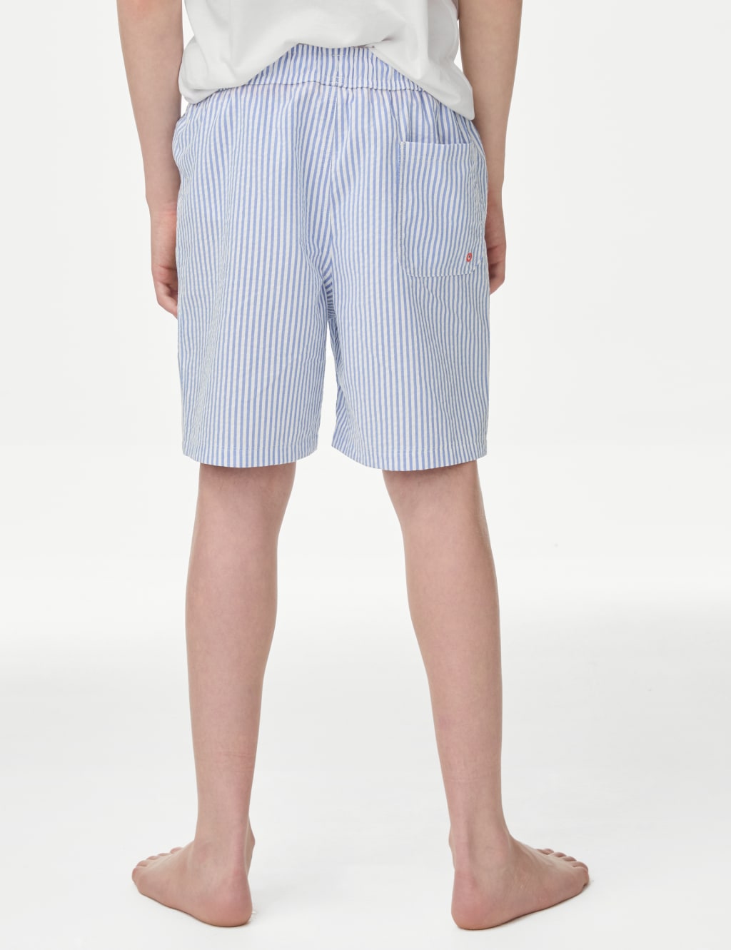 Cotton Blend Striped Swim Shorts (6-16 Yrs) 4 of 6