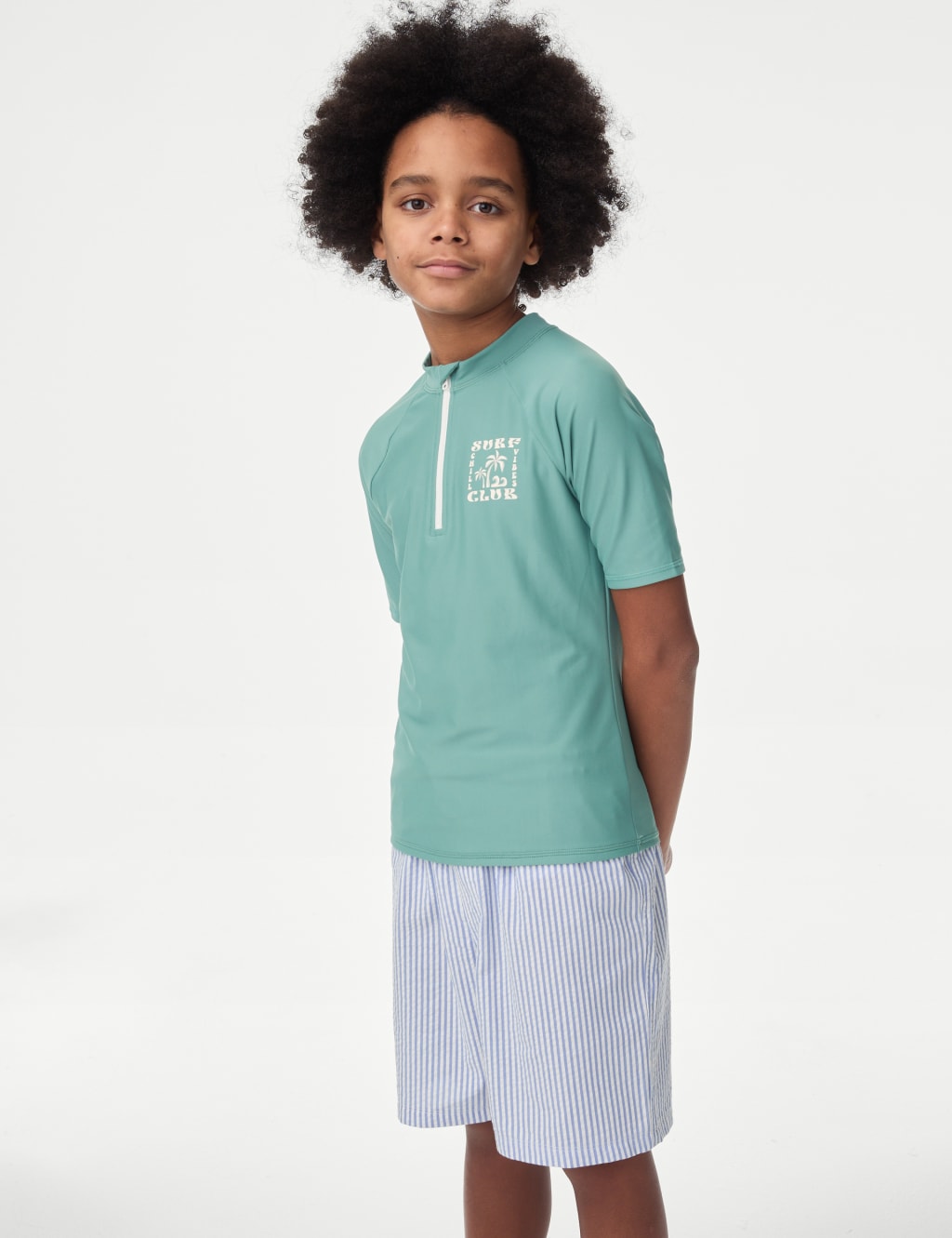 Quarter Zip Rash Vest (2-16 Yrs) 3 of 6