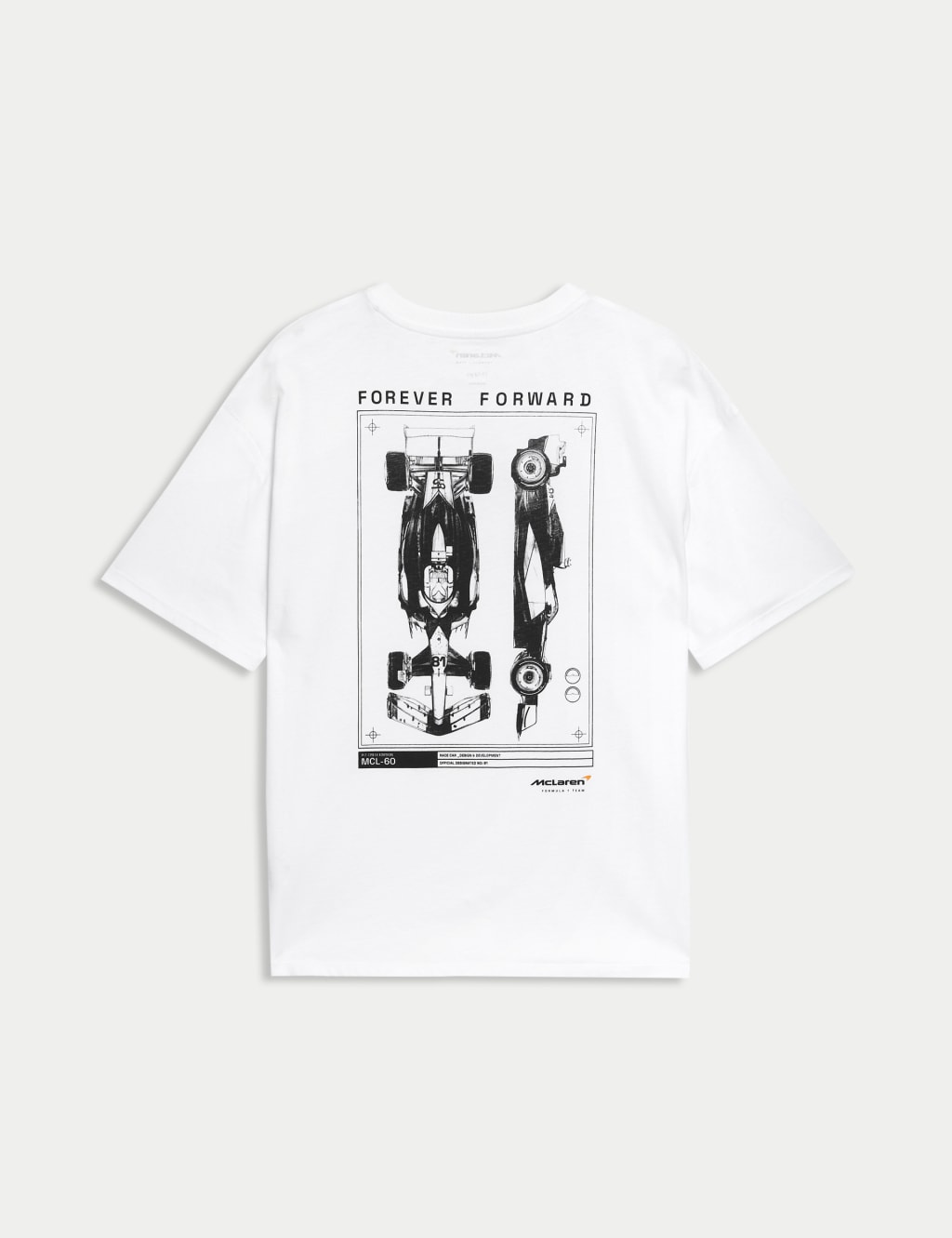Pure Cotton McLaren™ Oversized T-Shirt (6-16 Yrs) 4 of 4