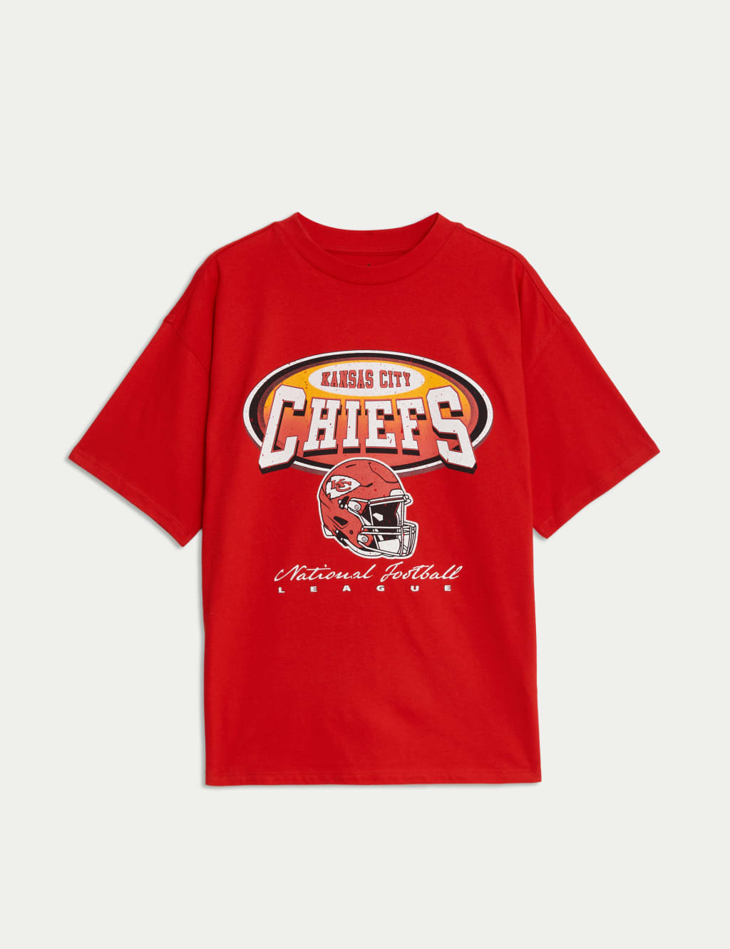 Pure Cotton NFL Chiefs T Shirt 6 16 Yrs
