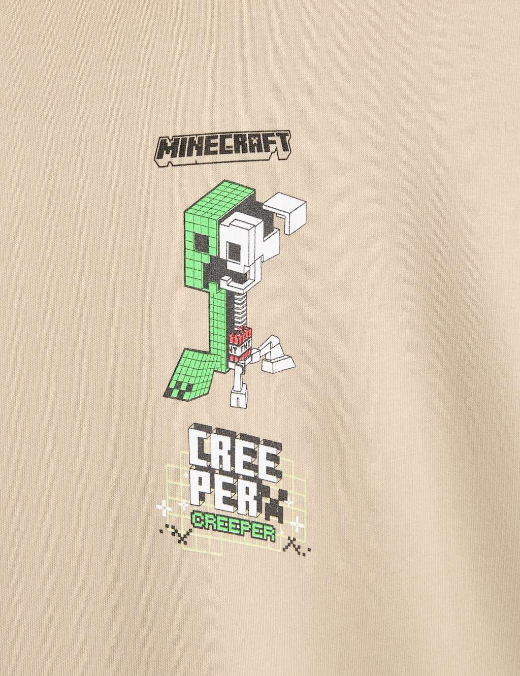 Pure Cotton Minecraft™ Hoodie (6-16 Yrs) 2 of 3